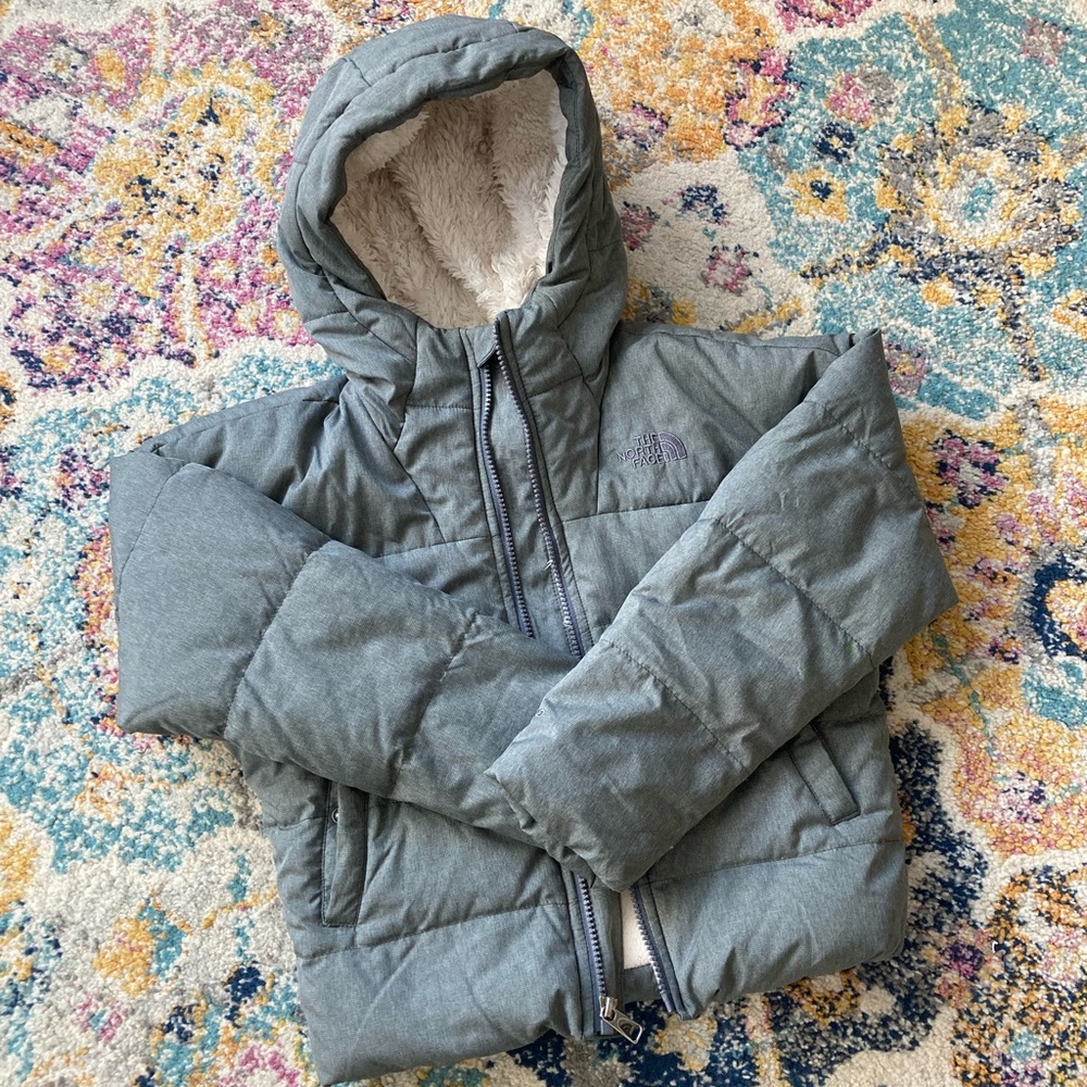 Kids Gray Puffer Jacket